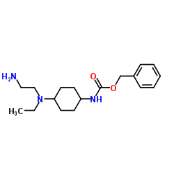 Benzyl {4-[(2-aminoethyl)(ethyl)amino]cyclohexyl}carbamate Structure
