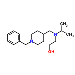 2-{[(1-Benzyl-4-piperidinyl)methyl](isopropyl)amino}ethanol结构式