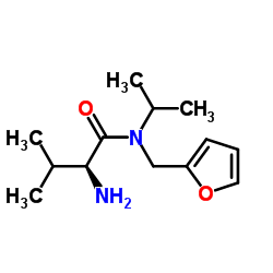 N-(2-Furylmethyl)-N-isopropyl-L-valinamide结构式