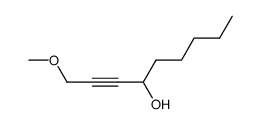 1-methoxy-2-nonyn-4-ol Structure