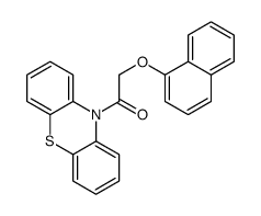 2-naphthalen-1-yloxy-1-phenothiazin-10-ylethanone Structure