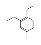 1,2-diethyl-4-methylbenzene结构式