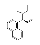 1-((3R,4R)-4-methylhex-1-en-3-yl)naphthalene结构式