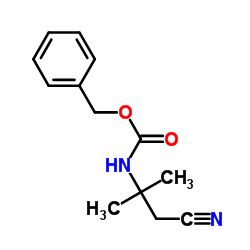 benzyl 1-cyano-2-Methylpropan-2-ylcarbamate structure