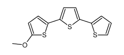 2-methoxy-5-(5-thiophen-2-ylthiophen-2-yl)thiophene Structure