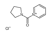 pyridin-1-ium-1-yl(pyrrolidin-1-yl)methanone,chloride结构式