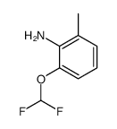 2-(difluoromethoxy)-6-methylaniline结构式