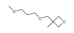 3-(2,6-dioxaheptyl)-3-methyloxetane结构式