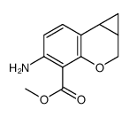 methyl (1aRS,7bSR)-5-amino-1,1a,2,7b-tetrahydrocyclopropa[c]chromene-4-carboxylate structure