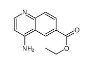 ethyl 4-aminoquinoline-6-carboxylate Structure