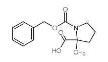 1-BENZYL 2-METHYL 2-METHYLPYRROLIDINE-1,2-DICARBOXYLATE structure