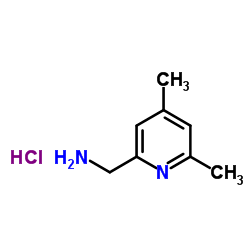 1-(4,6-Dimethyl-2-pyridinyl)methanamine hydrochloride (1:1)结构式