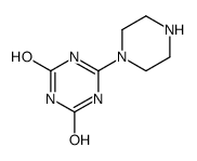 6-piperazin-1-yl-1H-1,3,5-triazine-2,4-dione Structure