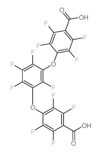 Benzoic acid,4,4'-[(2,4,5,6-tetrafluoro-1,3-phenylene)bis(oxy)]bis[2,3,5,6-tetrafluoro-(9CI)结构式