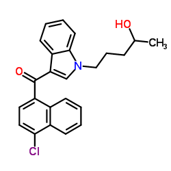 JWH 398 N-(4-hydroxypentyl) metabolite结构式