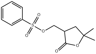 3-benzenesulfonyloxymethyl)-5,5-dimethyldihydro-2[3h]-furanone Structure