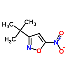 Isoxazole, 3-(1,1-dimethylethyl)-5-nitro- (9CI) picture