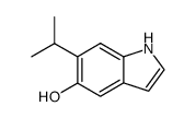 1H-Indol-5-ol,6-(1-methylethyl)-(9CI) structure