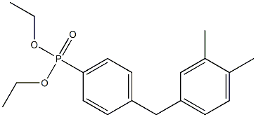 Phosphonic acid, [(3,4-diMethylphenyl)phenylMethyl]-, diethyl ester Structure