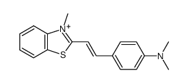 2-(4-dimethylamino-styryl)-3-methyl-benzothiazolium Structure