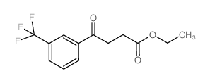 ETHYL 4-OXO-4-(3-TRIFLUOROMETHYLPHENYL)BUTYRATE结构式