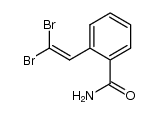 1,1-Dibromo-2-(o-carboxamidophenyl)ethene Structure