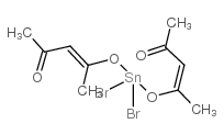 TIN(IV) BIS(ACETYLACETONATE) DIBROMIDE structure