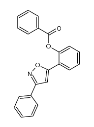 3-phenyl-5-(2-benzoyloxyphenyl)isoxazole Structure