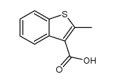 2-methylbenzo[b]thiophene-3-carboxylic acid结构式