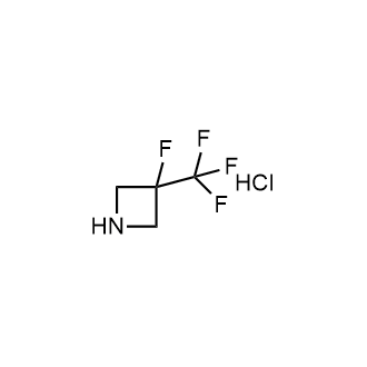 3-Fluoro-3-(trifluoromethyl)azetidinehydrochloride Structure