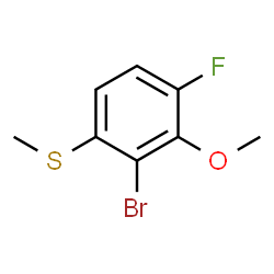 2-Bromo-4-fluoro-3-methoxythioanisole结构式
