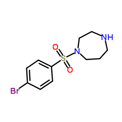 1-(4-Bromophenylsulfonyl)homopiperazine structure