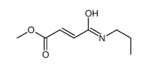 methyl 4-oxo-4-(propylamino)but-2-enoate Structure