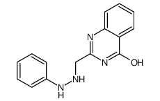 2-[(2-phenylhydrazinyl)methyl]-1H-quinazolin-4-one Structure