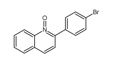 2-(4-bromo-phenyl)-quinoline 1-oxide结构式