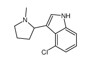 4-Chloro-3-(1-methyl-2-pyrrolidinyl)-1H-indole picture