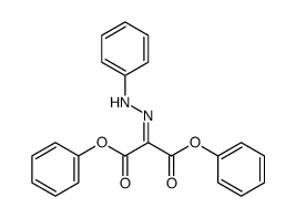 2-Phenylhydrazonomalonic acid diphenyl ester结构式