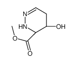 3-Pyridazinecarboxylicacid,2,3,4,5-tetrahydro-4-hydroxy-,methylester,trans-(9CI) Structure