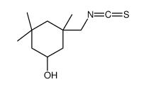 3-(isothiocyanatomethyl)-3,5,5-trimethylcyclohexan-1-ol结构式