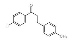 1-(4-chlorophenyl)-3-(4-methylphenyl)prop-2-en-1-one Structure