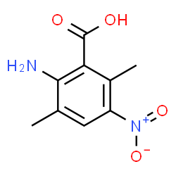Benzoic acid, 2-amino-3,6-dimethyl-5-nitro- (9CI)结构式
