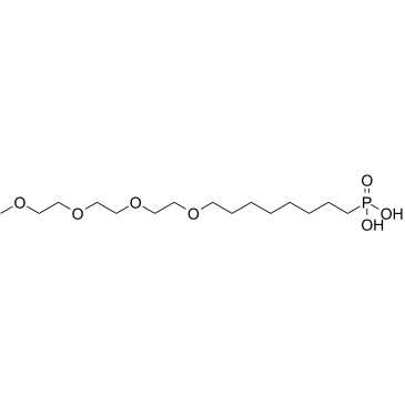 m-PEG4-(CH2)6-Phosphonic acid结构式