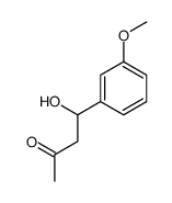 4-hydroxy-4-(3-methoxyphenyl)butan-2-one结构式