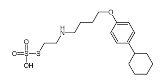 2-[4-(p-Cyclohexylphenoxy)butyl]aminoethanethiol sulfate picture