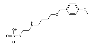2-[4-(p-Methoxybenzyloxy)butyl]aminoethanethiol sulfate structure