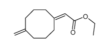 ethyl 2-(5-methylidenecyclooctylidene)acetate结构式