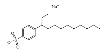 Sodium p-(3-dodecyl)benzene sulfonate结构式