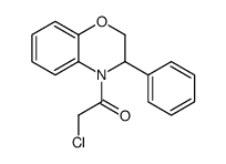 2-chloro-1-(3-phenyl-2,3-dihydro-1,4-benzoxazin-4-yl)ethanone Structure