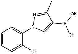 3-Methyl-1-(2-chlorophenyl)pyrazole-4-boronic acid图片