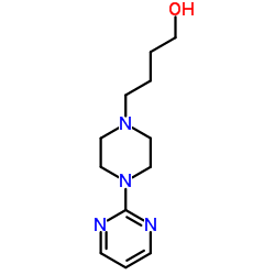 4-(4-(2-嘧啶基)-1-哌嗪基)-1-丁醇结构式